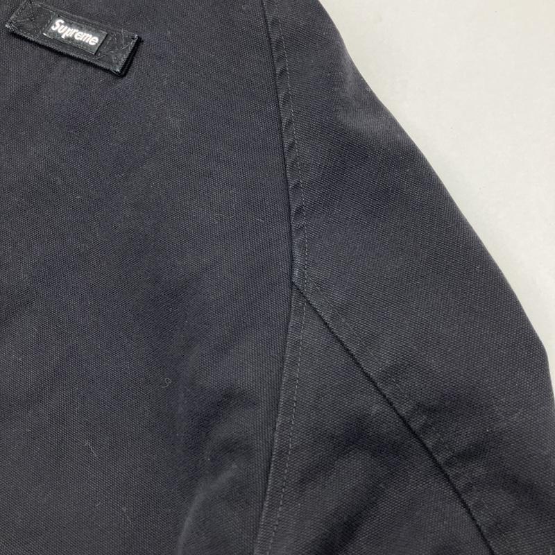 ジャケット・アウター supreme coller work jacket black sizeM Supreme Leather Collar Work Jacket Black メンズ - FW20 - JP