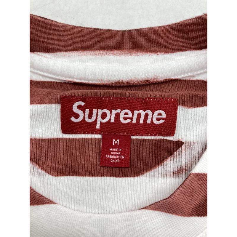 Supreme（シュプリーム） Tシャツ 半袖 クルーネック ボーダー 