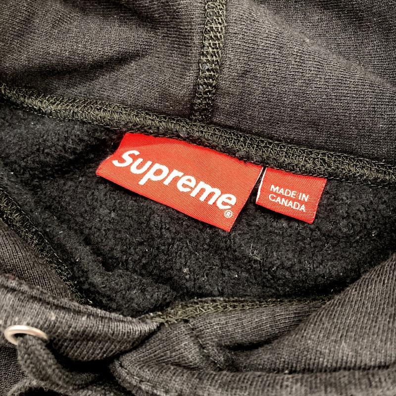 Supreme（シュプリーム） 刺繍ロゴフーディー パーカー メンズ Lサイズ