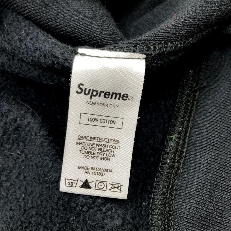 Supreme（シュプリーム） 刺繍ロゴフーディー パーカー メンズ Lサイズ