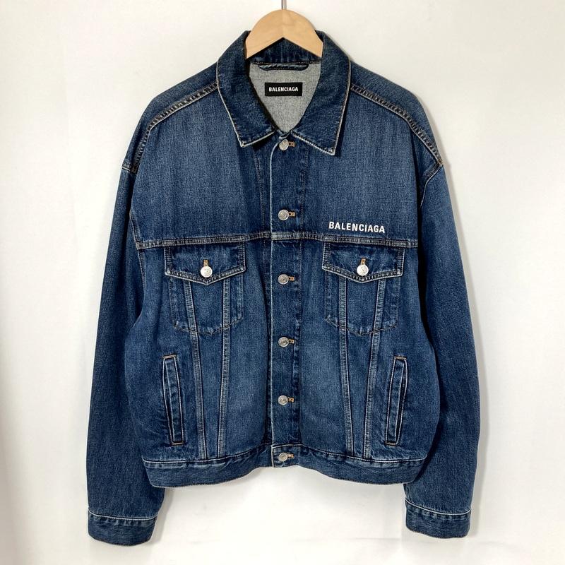 BALENCIAGA（バレンシアガ） バックロゴデニムジャケット メンズ