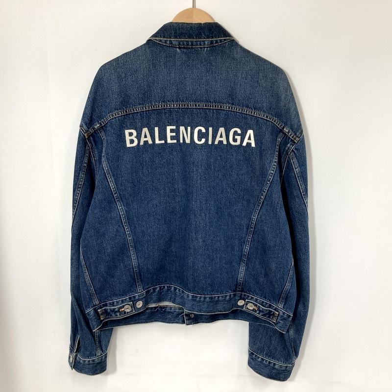 BALENCIAGA（バレンシアガ） バックロゴデニムジャケット メンズ