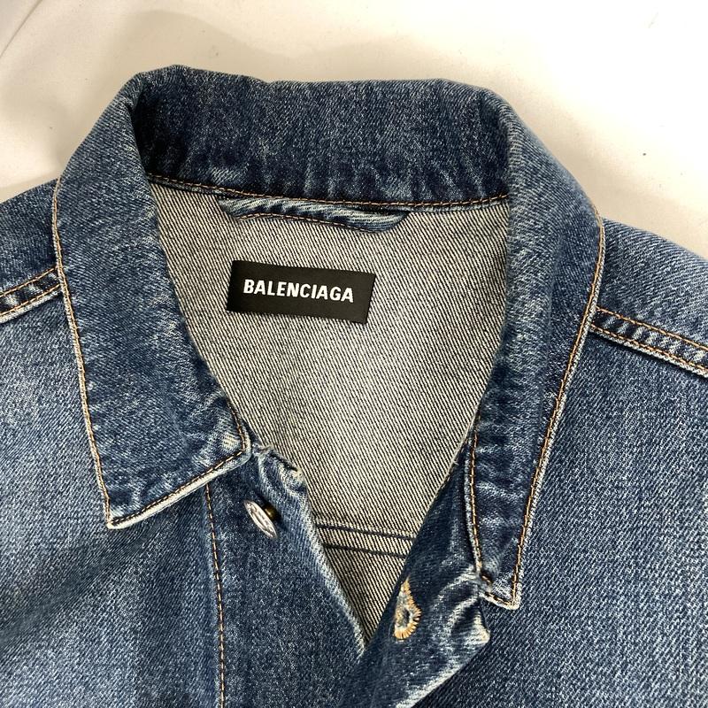 BALENCIAGA バレンシアガ デニムジャケット BALENCIAGA（バレンシアガ） バックロゴデニムジャケット メンズ