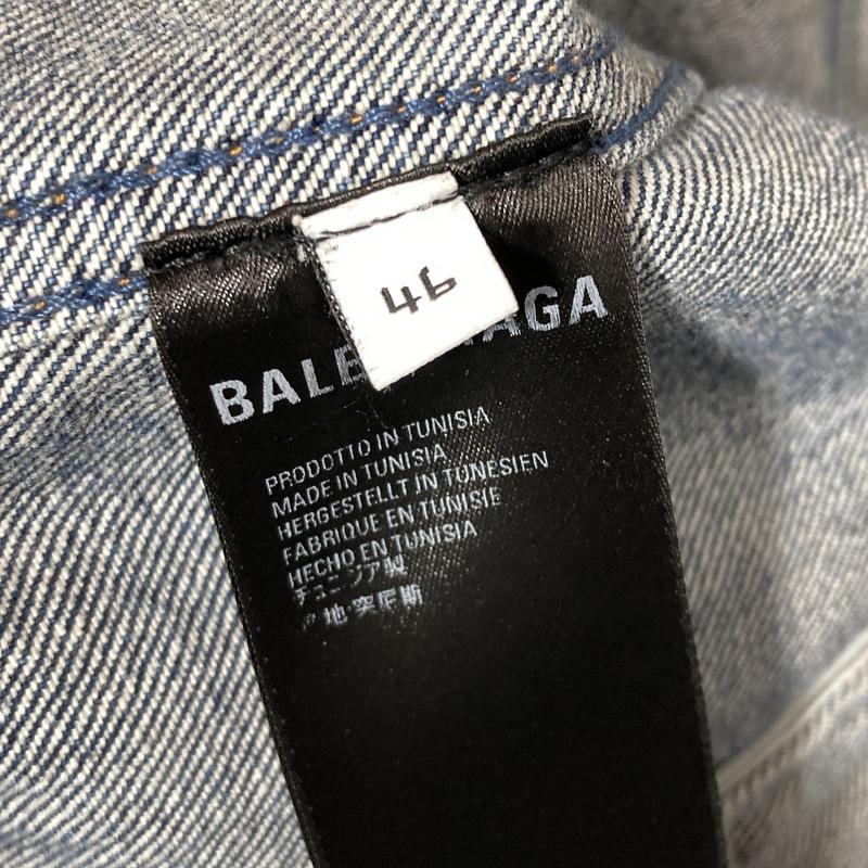 BALENCIAGA（バレンシアガ） バックロゴデニムジャケット メンズ
