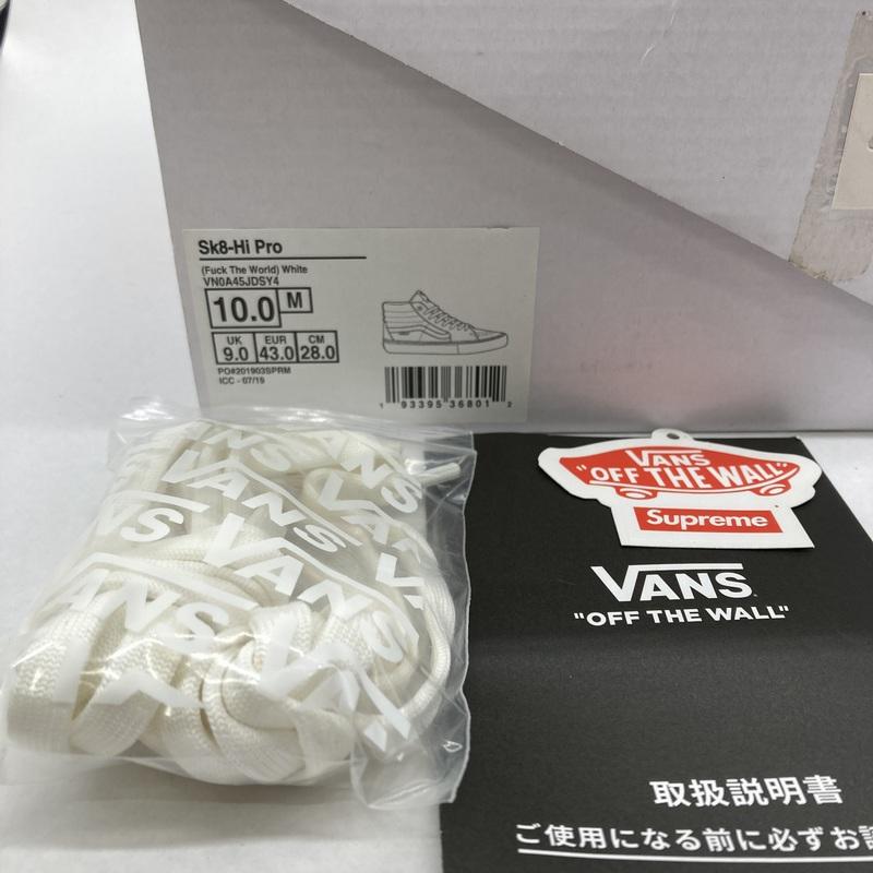 VANS（ヴァンズ） supeme VANS シュプリーム バンズ スニーカー FTW