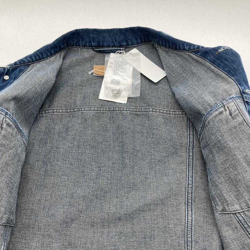 MM6 Maison Margiela メゾン マルジェラ デニムジャケット ジージャン SH0AM0047 メンズ サイズ48 Lサイズ相当 インディゴ アウター A15639◆の画像