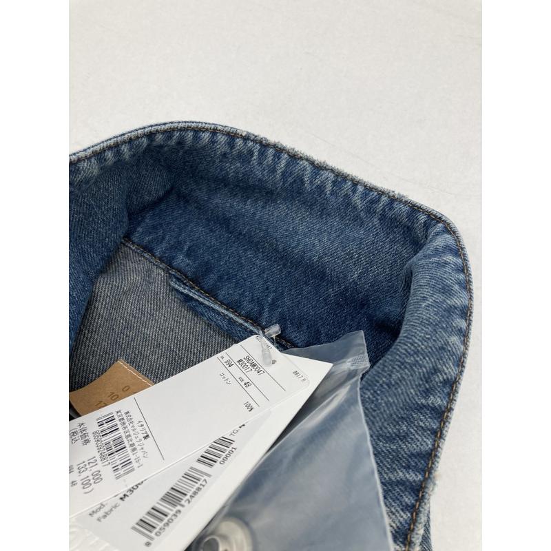 MM6 Maison Margiela メゾン マルジェラ デニムジャケット ジージャン SH0AM0047 メンズ サイズ48 Lサイズ相当 インディゴ アウター A15639◆の画像