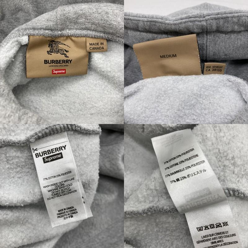 Supreme（シュプリーム） Supreme Burberry バーバリー パーカー