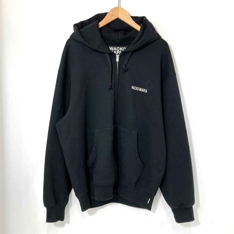 WACKO MARIA パーカー ブラック WACKO MARIA/HEAVY WEIGHT HOODED SWEAT SHIRT（BLACK）［プルオーバー