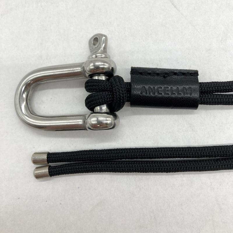 ANCELLM（アンセルム） ロープベルト ANC-GD12 メンズ ブラック