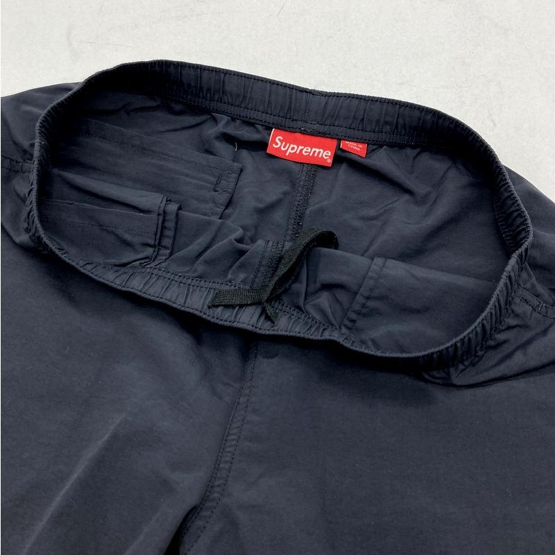 Supreme ウォームアップパンツ　ナイロン トラックパンツ ブラック　S Supreme（シュプリーム） Warm Up Pant ウォームアップパンツ トラック