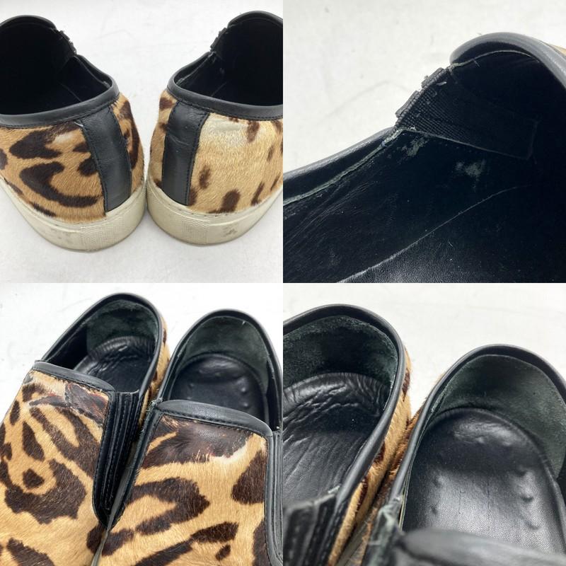 BALMAIN（バルマン） ハラコレザースリッポンスニーカー メンズ サイズ