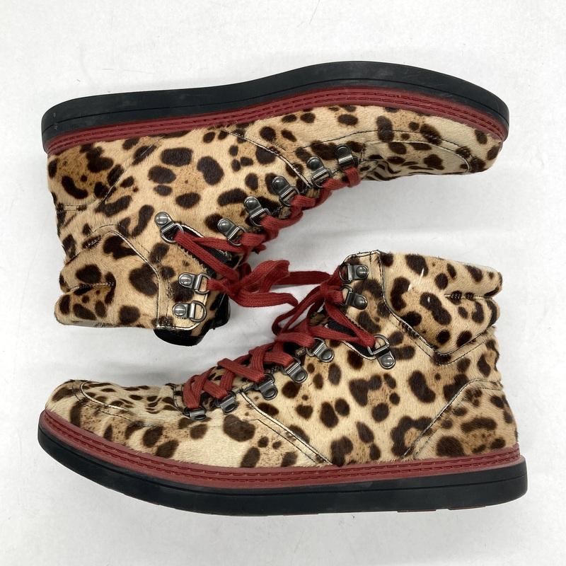 GUCCI（グッチ） 日本限定モデル レオパード柄 ハラコ ハイカット