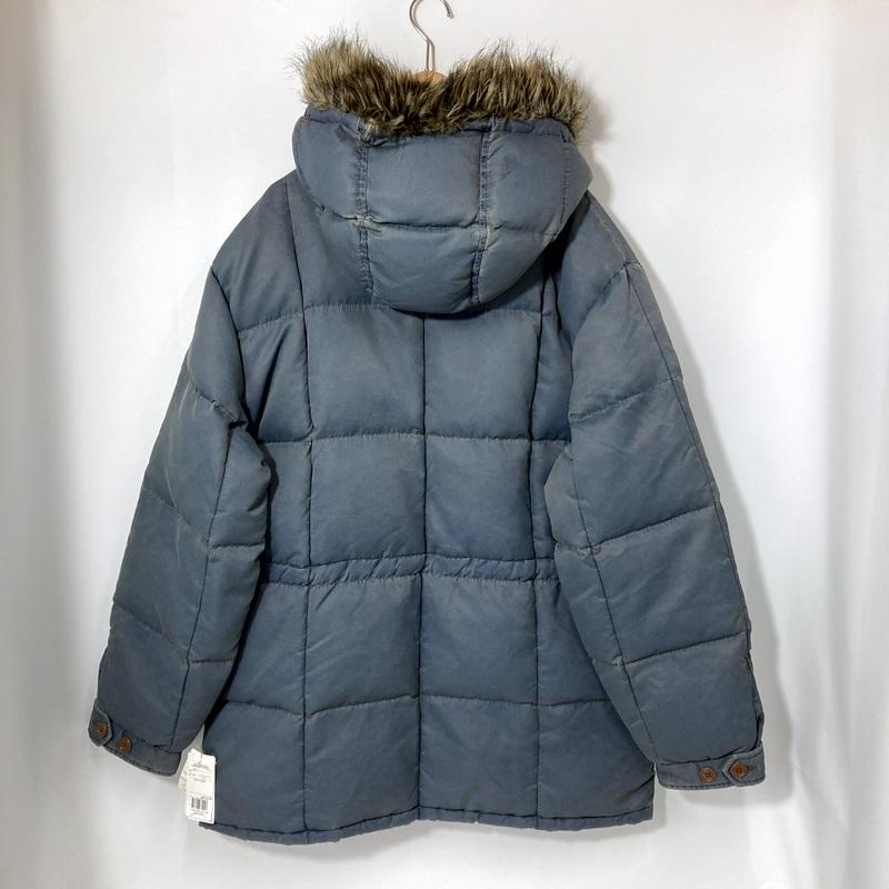 RRL ダブルアールエル Arden フェイクファートリムキルテッドジャケット 782911156001 美品 メンズ XLサイズ ブルー アウター A15770◆の画像
