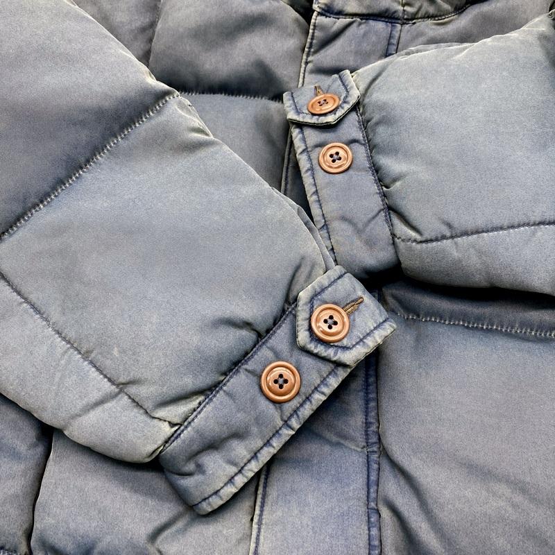 RRL ダブルアールエル Arden フェイクファートリムキルテッドジャケット 782911156001 美品 メンズ XLサイズ ブルー アウター A15770◆の画像
