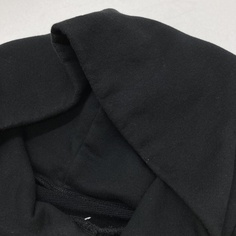 【Maison Margiela】反転ロゴ刺繍Tシャツ 50 ブラック Maison Margiela（メゾンマルジェラ） 反転ロゴ刺繍 プルオーバー
