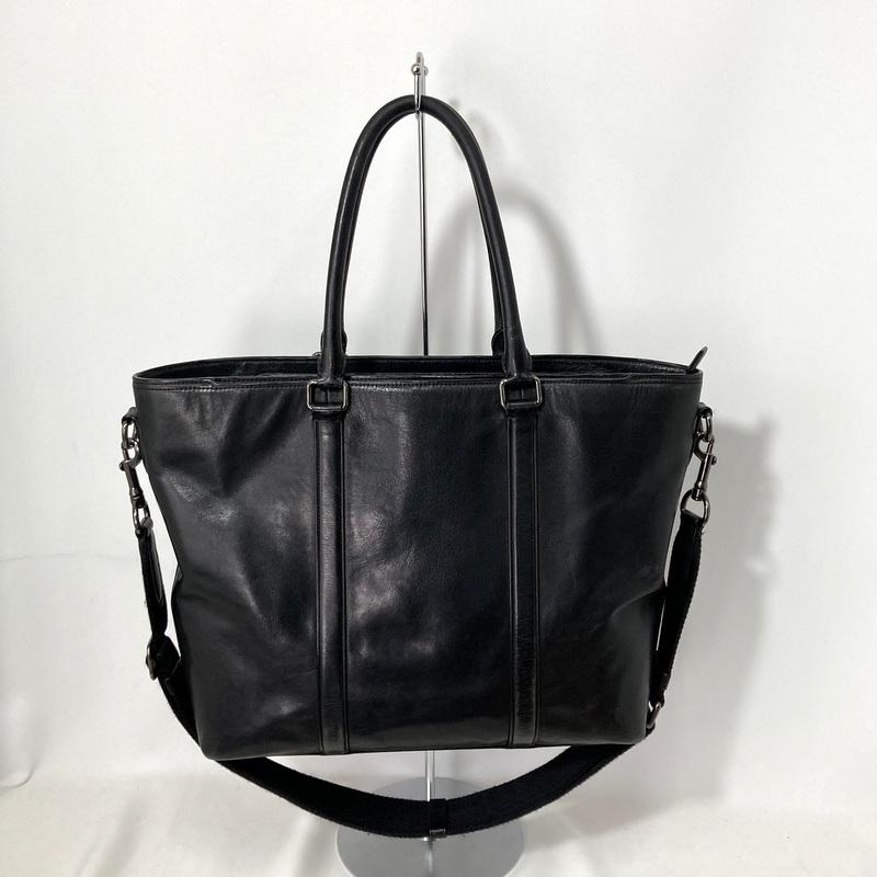 COACH コーチメンズ2wayレザーバッグ トート ショルダーバッグ COACH（コーチ） トートバッグ 2way ショルダーバッグ メンズ ブラック