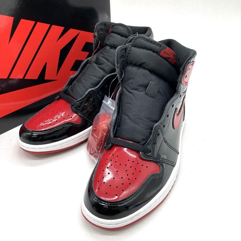 NIKE（ナイキ） スニーカー Air Jordan 1 High OG Patent Bred 555088