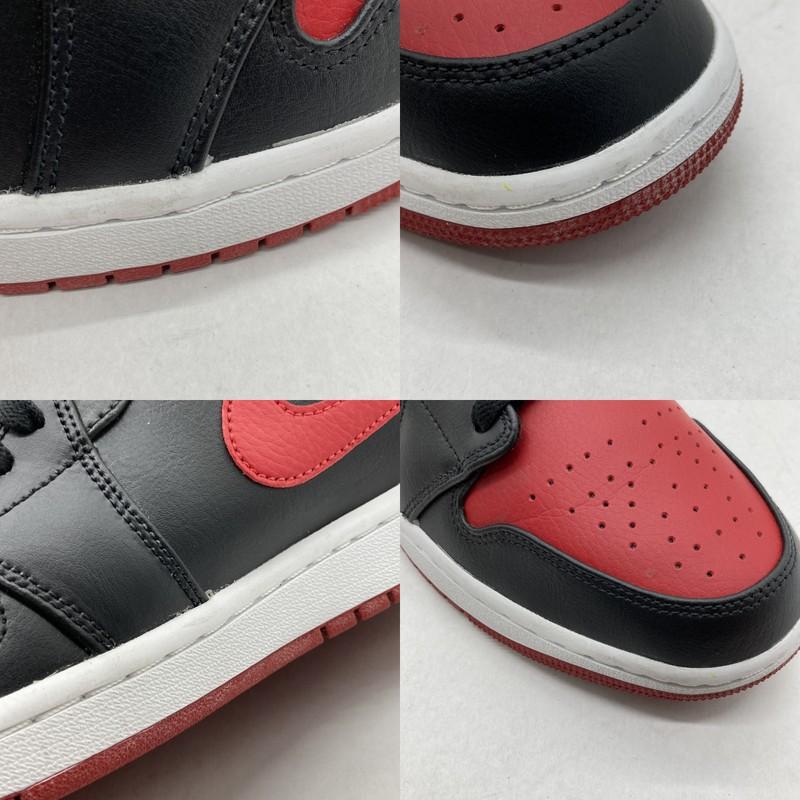 NIKE（ナイキ） スニーカー Air Jordan 1 Mid Bred 554724-074 エア