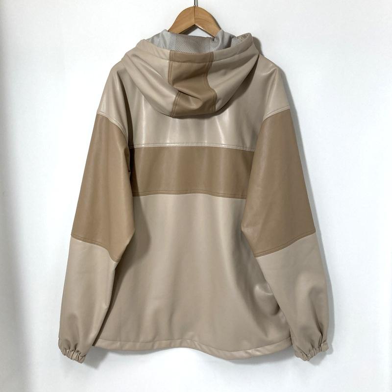 cvtvlist カモフラージュ プルオーバーマウンテンパーカー サイズ１ CVTVLIST（カタリスト） レザーマウンテンパーカー Leather Mountain