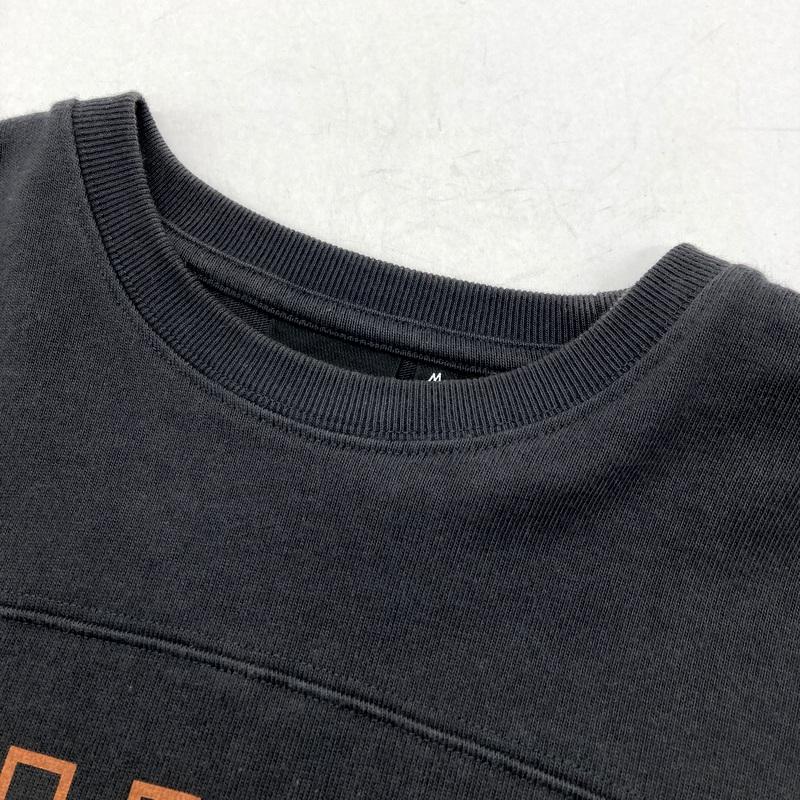 stussy football crew ロンT BLACK Mサイズ 【公式通販】
