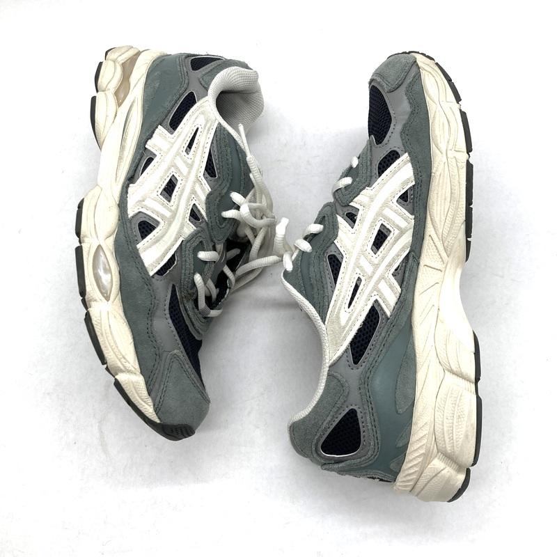 asics アシックス スニーカー GEL-NYC 1203A383 メンズ 27cm グレー 靴 B16263◆の画像