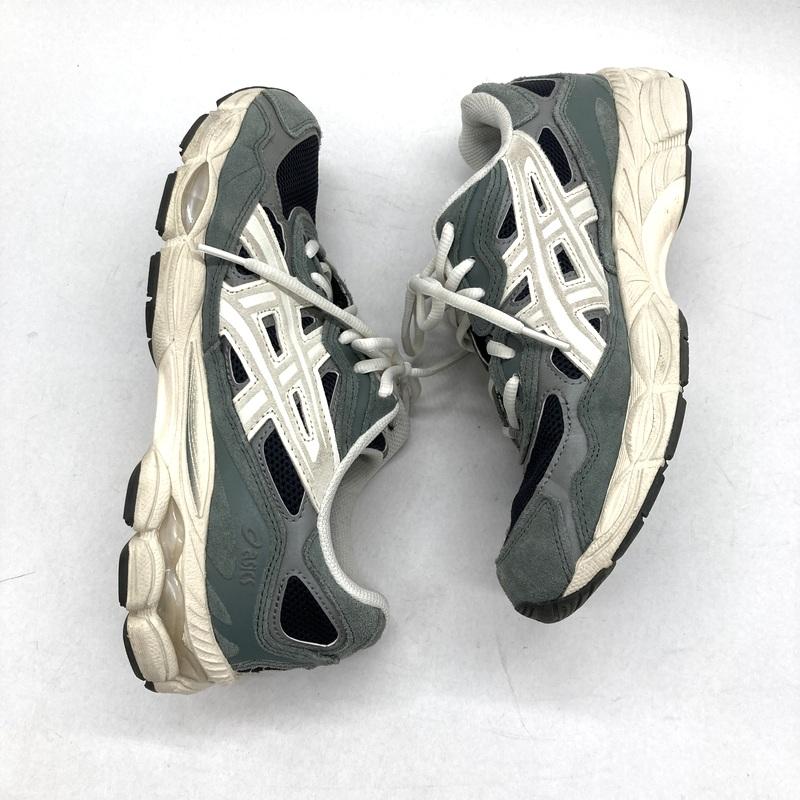 asics アシックス スニーカー GEL-NYC 1203A383 メンズ 27cm グレー 靴 B16263◆の画像