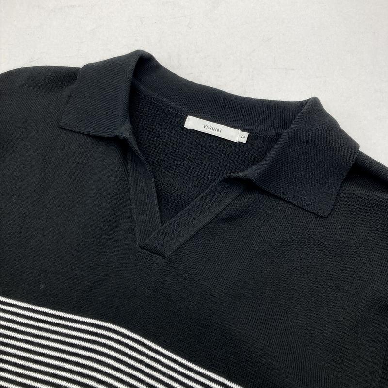 YASHIKI ヤシキ サザナミスキッパーニット YSK-25SS-KN06 美品 メンズ 
