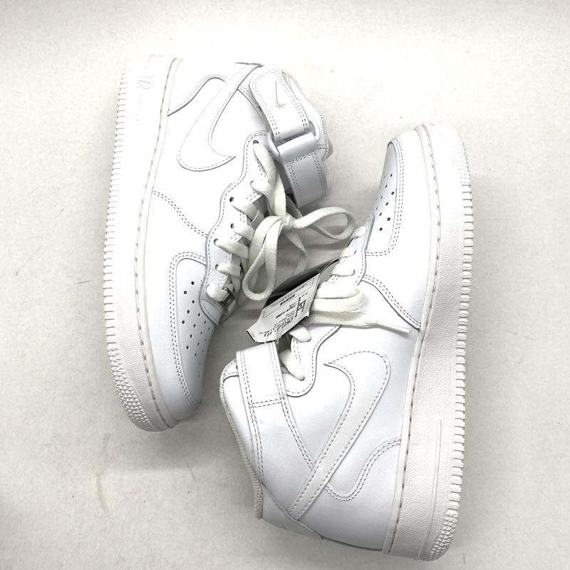 ナイキ エアフォース1 ミッド　ホワイト　26cm NIKE（ナイキ） スニーカー Air Force 1 Mid 07 White CW2289-111 エア