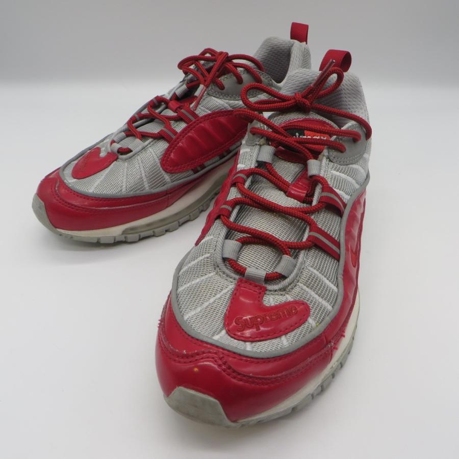シュプリーム ナイキ スニーカー 600 Airmax 98 Supreme ｘ Nike コラボ メンズ 26cm レッド グレー Nike 靴 W3280 1 サンステップ Yahoo 店 通販 Yahoo ショッピング