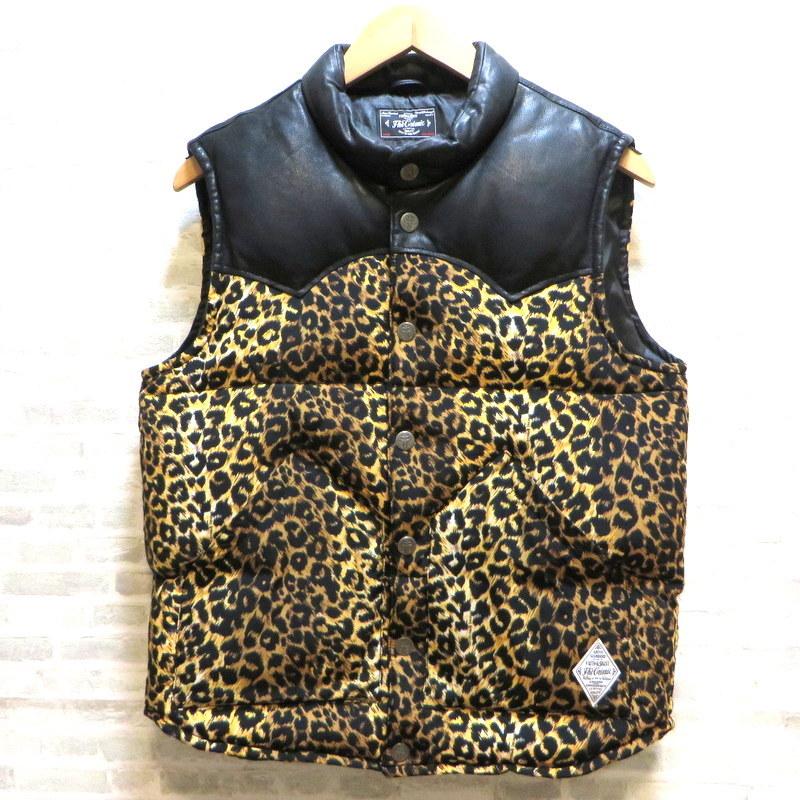 保障できる】 マーダーライセンス ヒョウ柄中綿ベスト general-bond.co.jp
