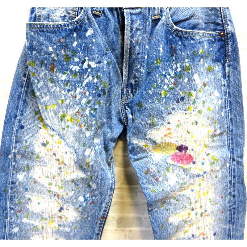 ブルーナボイン パレードデニム 7305 ダメージ リメイク デニムパンツ