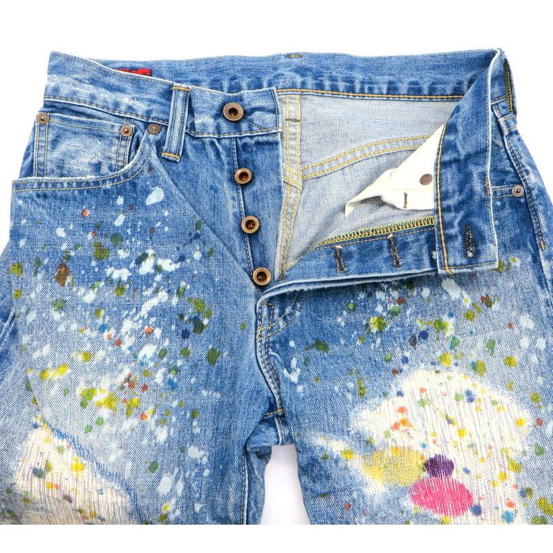 ブルーナボイン パレードデニム 7305 ダメージ リメイク デニムパンツ