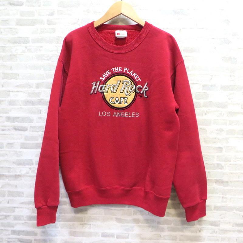 ハードロックカフェ スウェット トレーナー アメカジ 長袖スウェット 刺繍 メンズ Mサイズ レッド Hard Rock Cafe 服 W4557d 1 サンステップ Yahoo 店 通販 Yahoo ショッピング