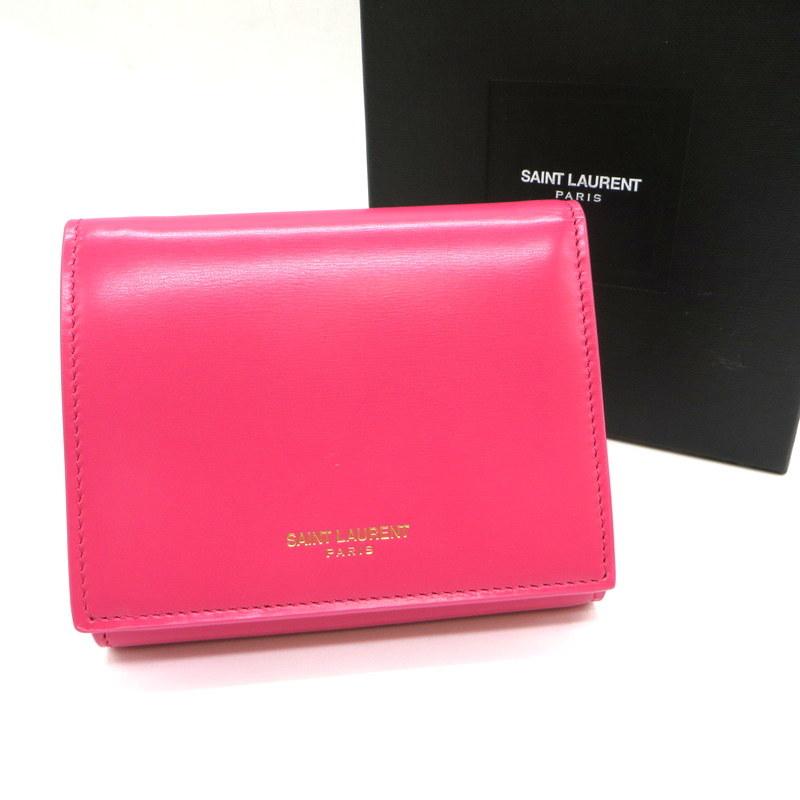 サンローランパリ B9l0j 5604 クラシック コンパクトウォレット 三つ折り財布 ミニ財布 Ysl イヴサンローラン ピンク Saintlaurentparis 服飾品w4498d 1 サンステップ Yahoo 店 通販 Yahoo ショッピング