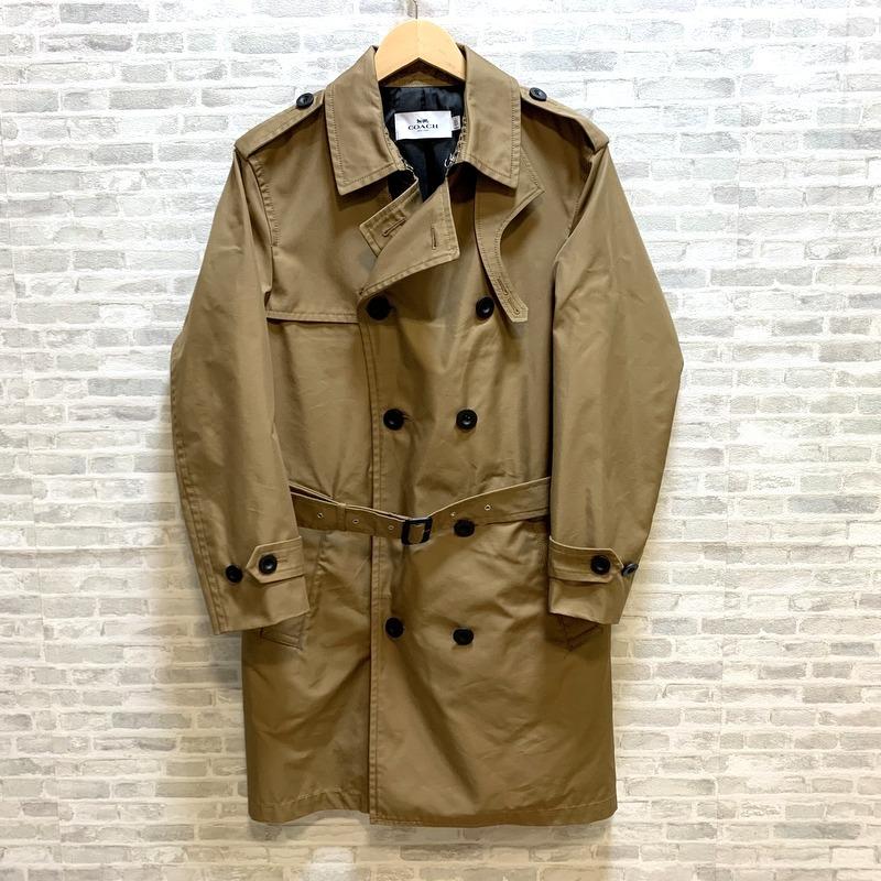 コーチ トレンチコート F ライトブラウン きれいめ コットン 春物 無地 スプリングコート レディース Mサイズ ブラウン Coach アウター W4525d 1 サンステップ Yahoo 店 通販 Yahoo ショッピング