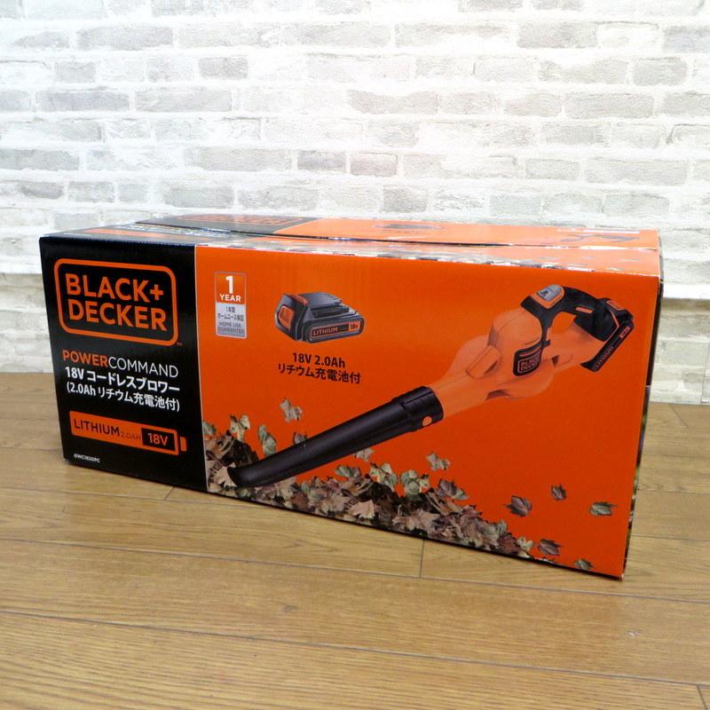 市販 ブラックアンドデッカー コードレスブロワー GWC1820PC 18V