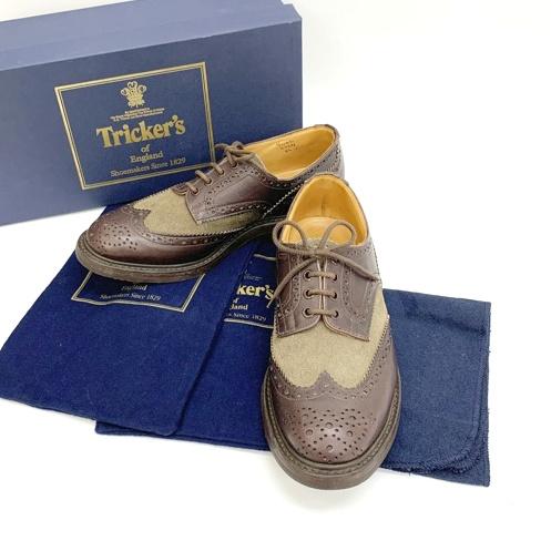トリッカーズ Two Tone Derby Brogue M7292 シューズ ビジネス 通勤