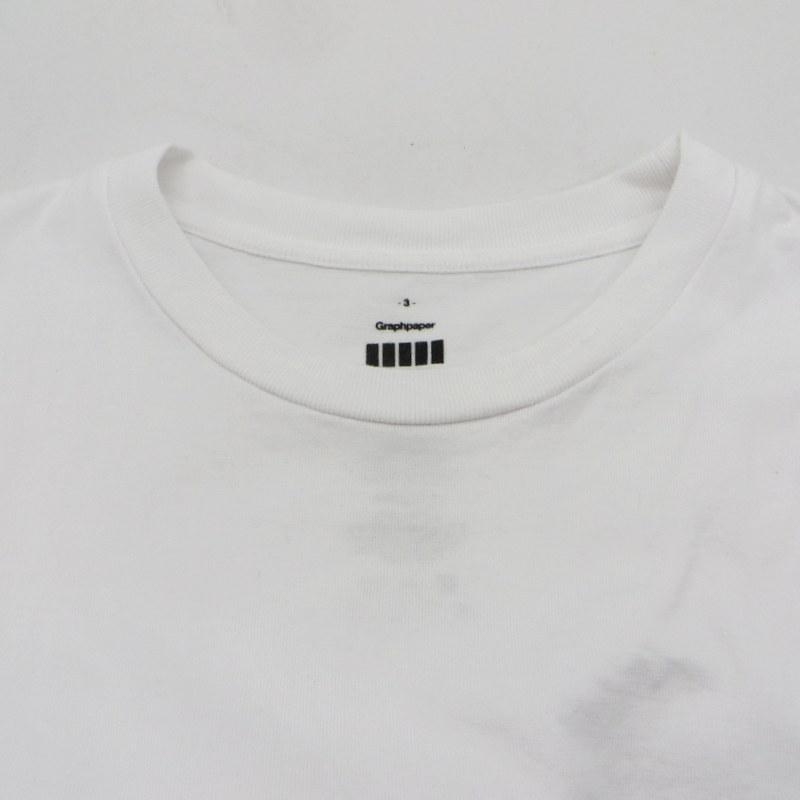 グラフペーパー パックTシャツ 2枚セット クルーネック 半袖 定番 白