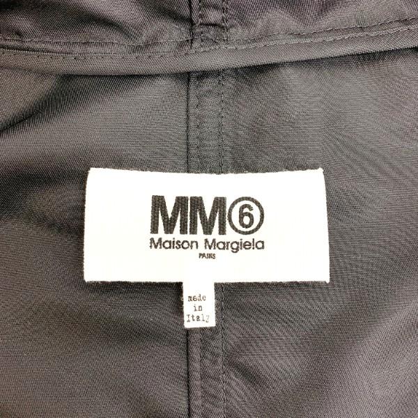 MM6 MAISON MARGIELA フーデッド コート バックロゴ 刺繍 S52AA0128  