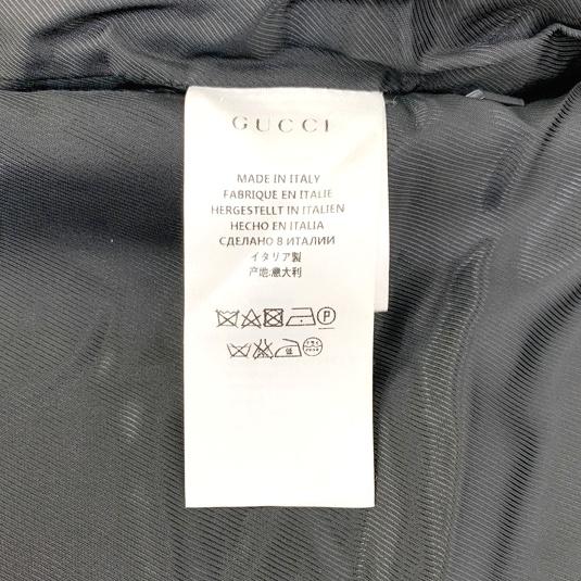 GUCCI グッチ GGパールボタン ステンカラーコート 410535 ウール  