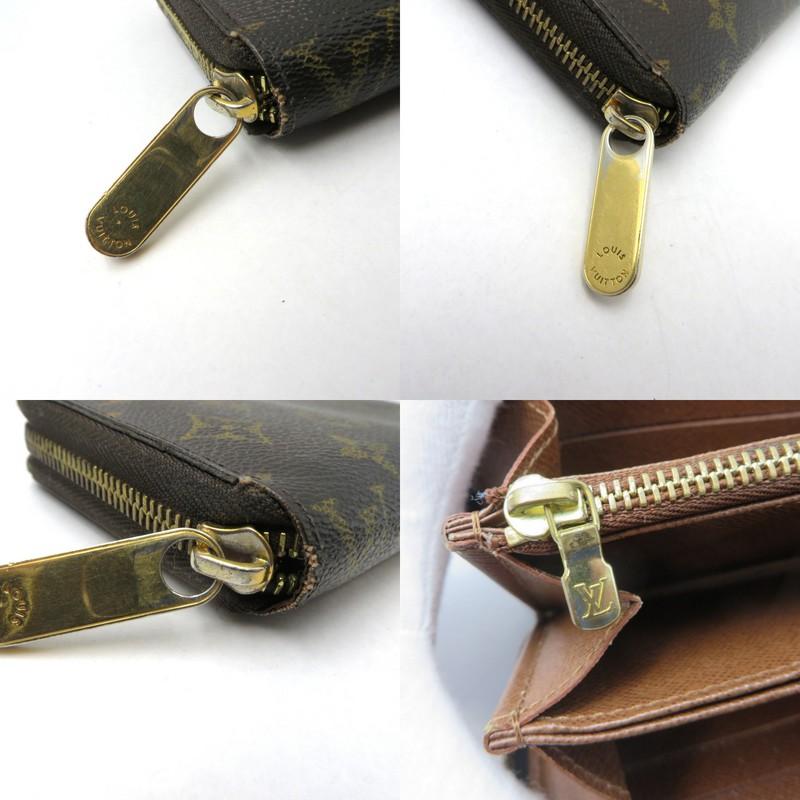 LOUIS VUITTON ジッピーウォレット M60017 長財布 ブランド サイフ さいふ 茶 レディース ブラウン ルイヴィトン 服飾
