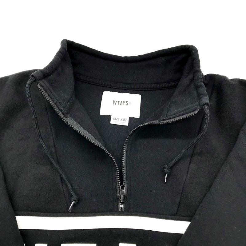 WTAPS ハーフジップスウェット 182ATDT CSM13 長袖 カジュアル プル 