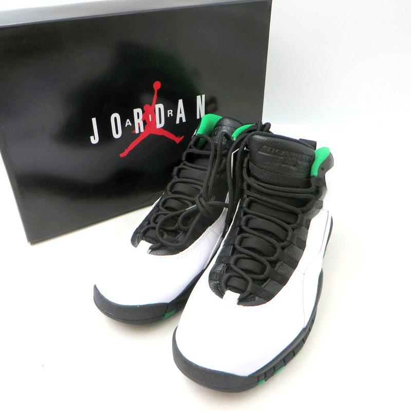 AIR JORDAN 10 RETRO 310805-137 スニーカー シューズ 箱付き タグ付き 黒 白 エアジョーダン 27cm ホワイト ブラック ナイキ W7732☆ Yahoo!店 - 通販 - Yahoo!ショッピング