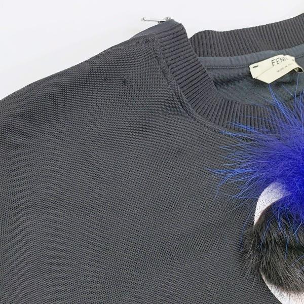 FENDI】KARLITO ラガーフェルドモチーフスエットトレーナー 40黒