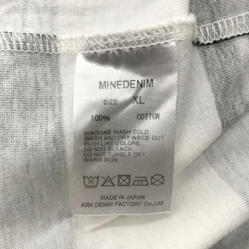 MINEDENIM（マインデニム） MINEDENIM Hazy Bold Border Tシャツ 2305