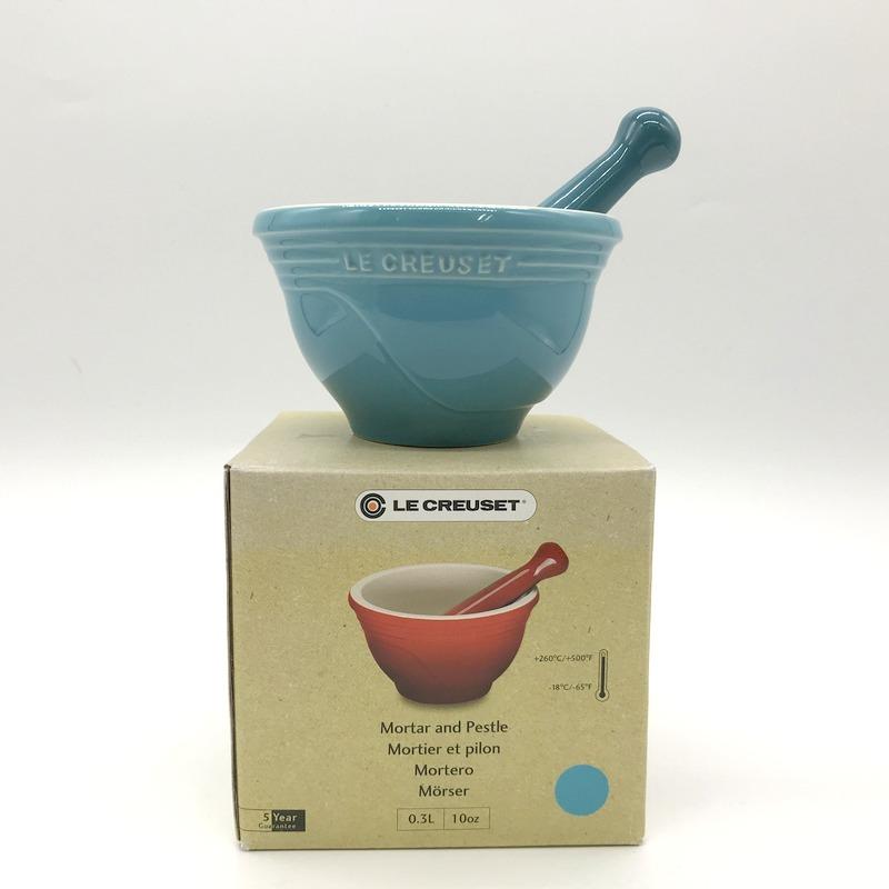ル クルーゼ モーター ペッセル 美品 コンパクト すりこぎ すり鉢 離乳食 料理 乳鉢 乳棒 カリビアンブルー Le Creuset 雑貨 E1223 1 サンステップ Yahoo 店 通販 Yahoo ショッピング
