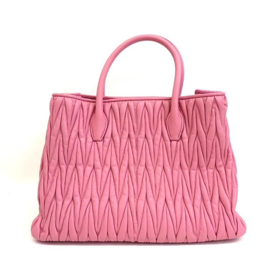 Miumiu ミュウミュウ ハンドバッグ Rn1047 マテラッセ Geranio ピンク トートバッグ ショルダーバッグ ゴールド金具 レディース Ta0636 バック 中古 1 サンステップ Yahoo 店 通販 Yahoo ショッピング