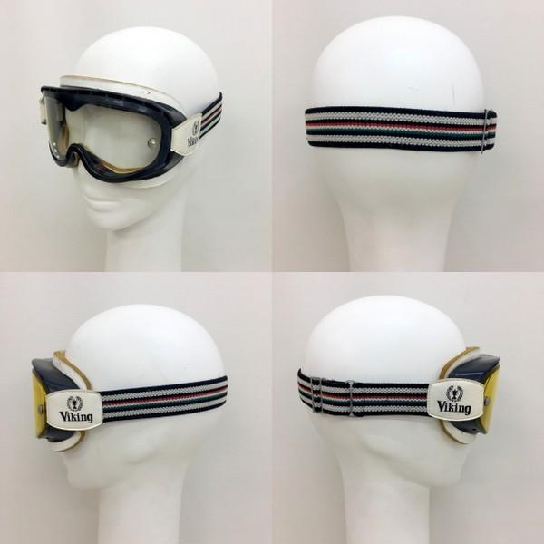 Viking ビンテージゴーグル 当時物 イエローレンズ付 buruffaldi製