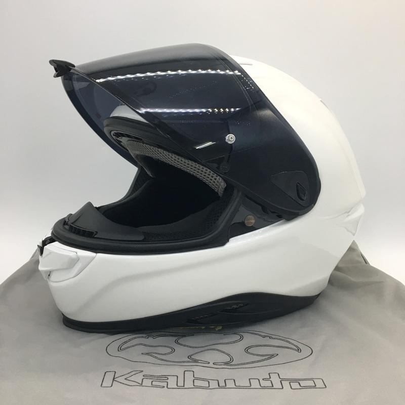 OGK KABUTO AEROBLADE 5 ヘルメット 外装美品 スモークシールド装着 除